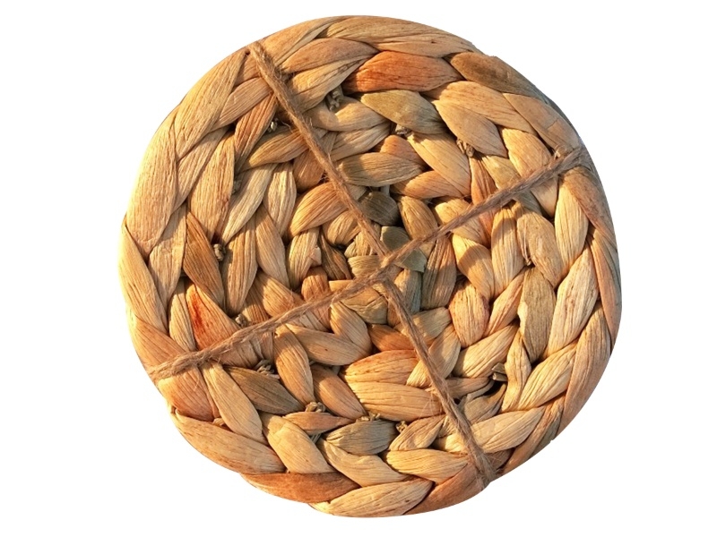 Hand-crafted Water Hyacinth Coaster Set - Handwoven Sustainable Table Protectors for Wholesale